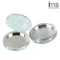 Round Plastic Powder Compact Case